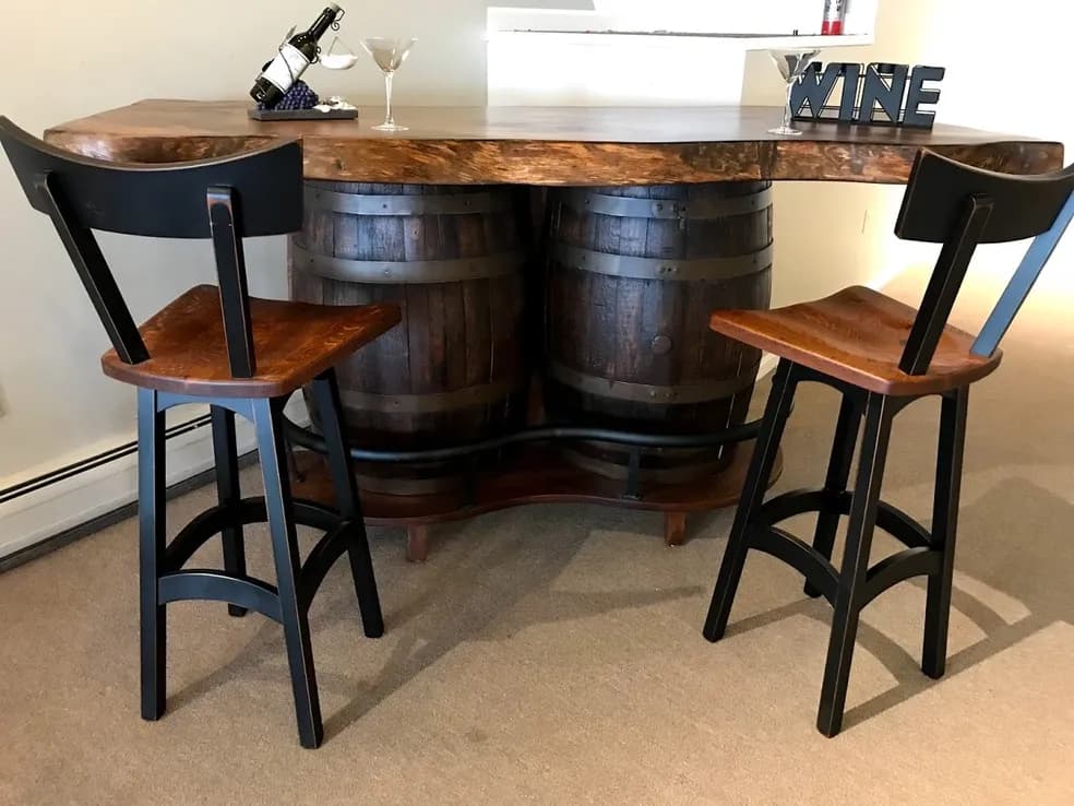River epoxy bar top