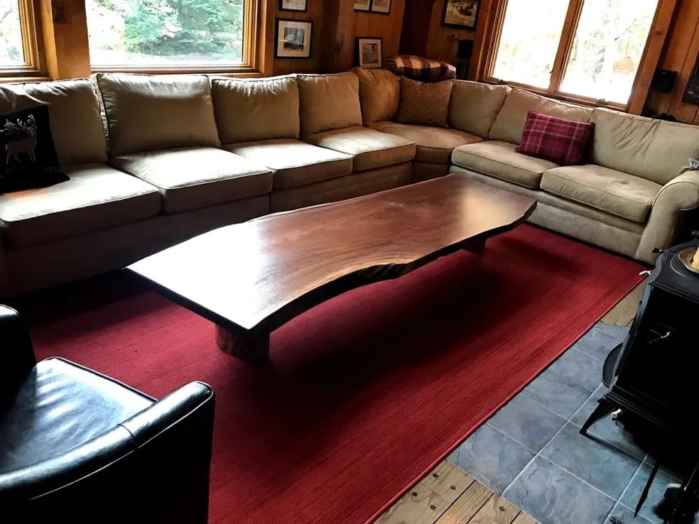 River epoxy coffee table