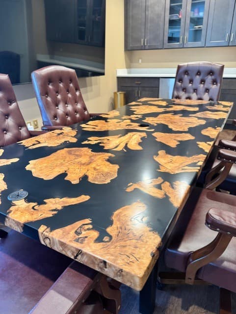 Custom conference table — Green Mountain Tableworx