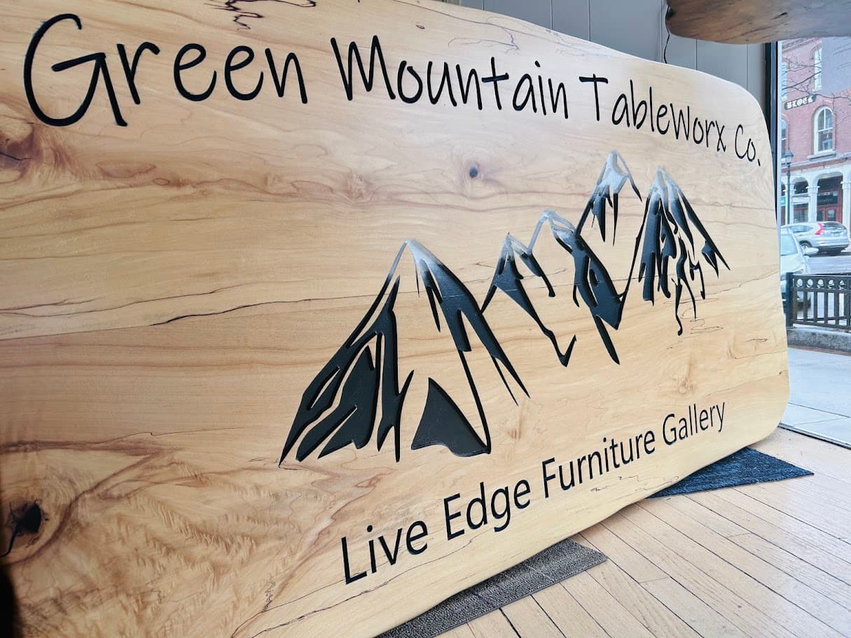 Custom wood sign — Green Mountain Tableworx