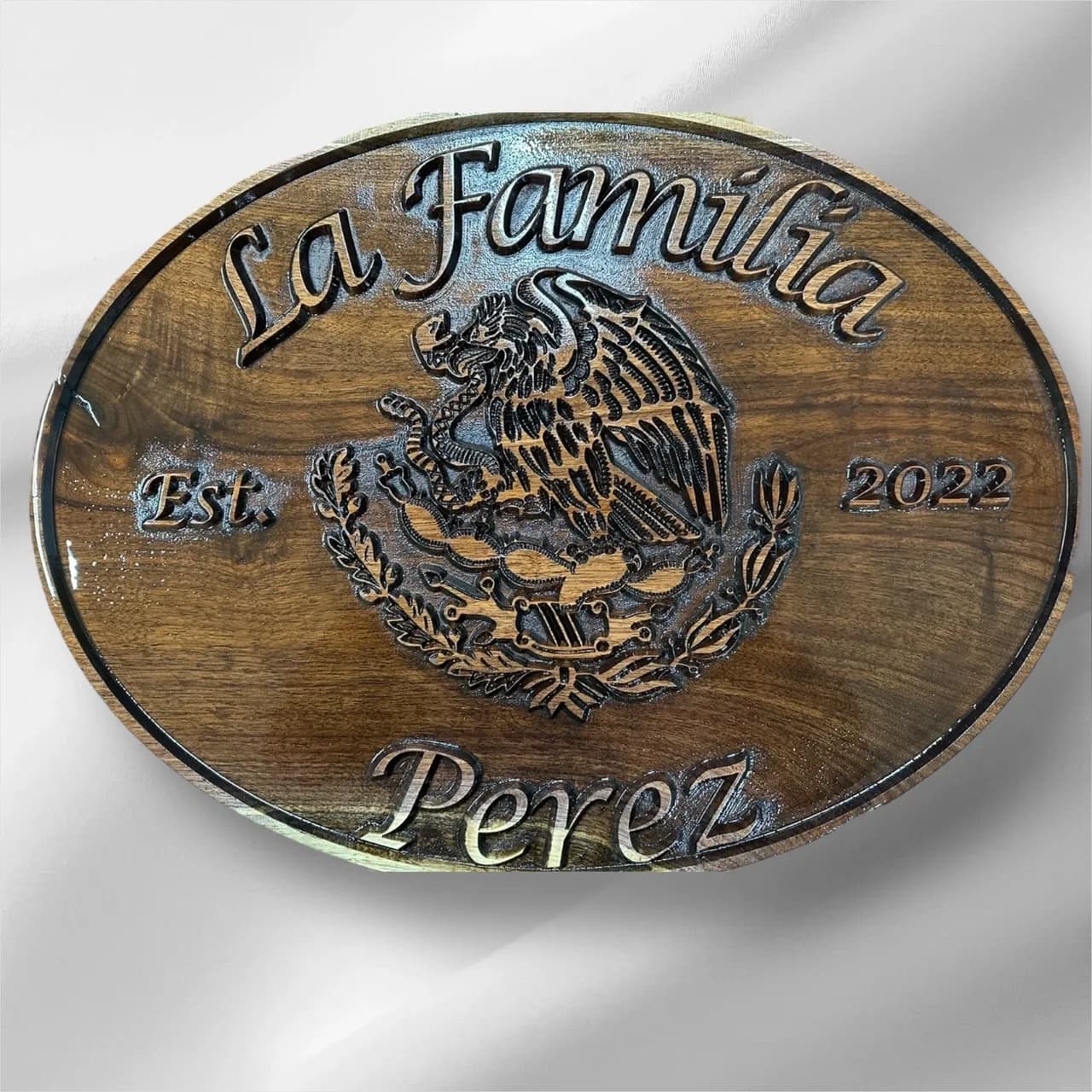 Handcrafted wood wall art