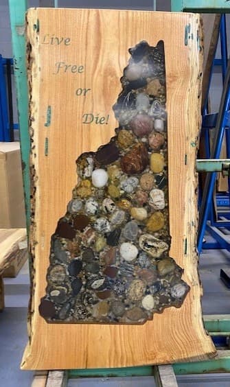 Black Locust custom table example