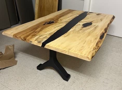 Chestnut custom table example
