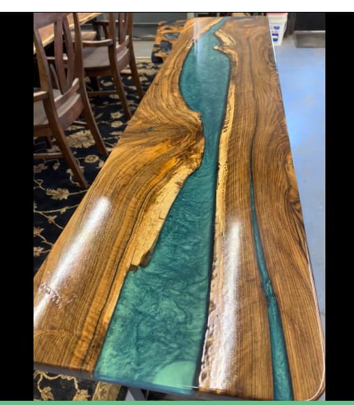 English Walnut live edge table